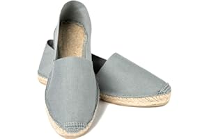 ESPADELLE Donna Espadrillas Slip-on Classiche in Cotone con Borsa di Stoffa, 36-41 | Handmade in Spain