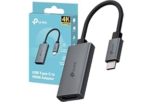 TP-Link UA520C USB C to HDMI Adapter, 4K 60Hz, USBC to HDMI Adapter, USB C Adapter, HDMI Adapter, Plug and Play, Universal Compatibility, Compact & Portable, Durable & Flexible, Aluminum Alloy Case