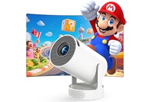 LILLO Mini Projector 1080P Full HD Portable Projector for Bedroom with 4K Support, 350 ANSI, WiFi 6 Bluetooth 5.0 Connection, HiFi Speaker, Auto Keystone, Android 11 System