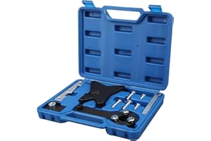 tivekeo Kfz Motor Einstellwerkzeug, Zahnriemen Motor Timing Tool Kit Kompatibel mit FIAT 500 Panda Punto Idea 1.2L 1.4L, Motor Nockenwelle Arretierwerkzeug Kfz Werkzeug
