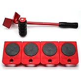 Robustt Furniture Movers Slider - Pack of 1 | 4 Pcs Furniture Lifter Mover Tool Set | 360° Rotational Pads | Heavy Duty Furni
