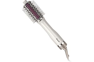 ‎SHARK Shark SmoothStyle Warmluftbürste mit Glättungskamm, Nasshaar-Modus, Trockenhaar-Modus, 3 Temperatureinstellungen, für alle Haartypen, Silk HT202EU