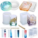 FunShowCase Stampo In Silicone Per Posacenere A Forma Di Fiore - Stampi Fai Da Te Per Resina Epossidica, Argilla, Cemento - Multiuso