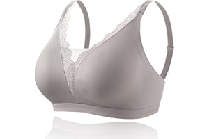 CYTMTZGA Mastectomy Prosthesis Bra Seamless Everyday Post-Surgical Bra with Pockets for Breast Prosthesis Breast Shapes