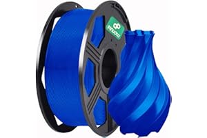 Pinuotu 3D Printer Filament, PLA Filament 1.75mm 1KG (2.2 lbs) Spool, Dimensional Accuracy +/- 0.03 mm, 100% Europe Raw Material (Blue)…