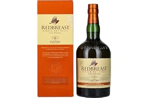 Redbreast Lustau Edition Sherry Finish Irish Whiskey, 70cl, 46% ABV - Oloroso Sherry Cask Maturation, Rich Dark Fruits & Spices, Silky Smooth Pot Still, Gold Winning Irish Whiskey