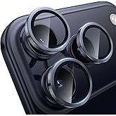 WSKEN iPhone 17 Pro/iPhone 17 Pro Max Kamera Lens Koruyucu i&ccedil;in - [Orijinal &Ccedil;ekimi Koruyun] Kırılmaz Ultra HD 9H Temperli Cam