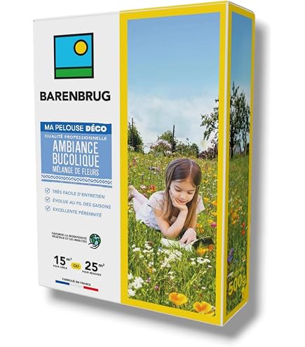 Mélange Prairie Barenbrug 1kg - Fourrage Productif Appétent - Pour Pâture/Fauche - Fabriqué France