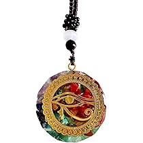 Collana Con Cristalli Orgonite SPDYCESS - Ciondolo Chakra Per Guarigione E Meditazione, Regolabile - Foto 4