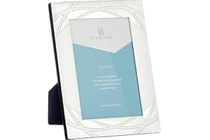 Zilverstad Verona ramka na zdjęcia, metalowa, srebrna, 21 x 16 x 3 cm (rozmiar zdjęcia 10 x 15 cm)