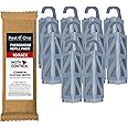 Biocare Clothes Moth Traps (10) with Pheromone Moth Trap Refill Glue Pads (10) Sticky Traps for Tineola bisselliella & Tineola pellionella