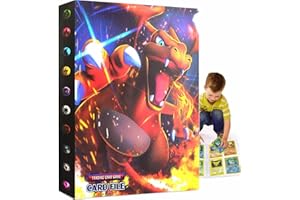 TBTBO Classeur Carte, Album de Cartes GX Vmax Capacité de 240 Cartes - Matériau de Haute Qualité, Facile à Ranger, Cadeau Spécial pour Collectionneurs 2X-3