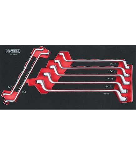 Kstools Module de clés à pipe débouchées - 6 pans, 11 pièces Kstools Module de clés à pipe débouchées - 6 pans, 11 pièces