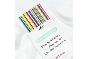 KRETRUM 22 Farben 3D Doodler Pen Nachfüllungen für 3Doodler Start 3D Stift PCL Filament 3Doodler Start Nachfülls Packungen Jede Farbe 5 pcs Gesamt 110 pcs Nur passend für 3Doodler Start+ Pen