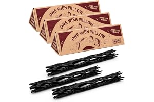 One Wish Willow Stick uppsättning av 3 bioplast replika med premium