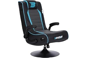 BraZen Serpent Gaming Chair for Adults Gaming Chair for Adults Speaker Chair Bluetooth Chair Adult Gaming Chair Video Game Chairs Sound Chair - Blue Gaming Chair