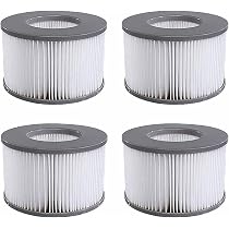 Mscomft Lot De 4 Cartouches Filtre Pour MSpa - Compatible Tous Modèles Spas Gonflables