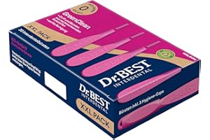 ‎DR.BEST Dr.BEST GreenClean Interdental, Bigpack Size 0, 30 Stück - Interdentalbürsten für eine sanfte Reinigung der Zahnzwischenräume