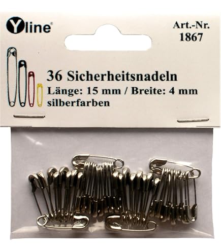 40 Grandes Épingles à Nourrice 85mm Extra Larges - Argent Anti-Rouille Couture Et Tricot