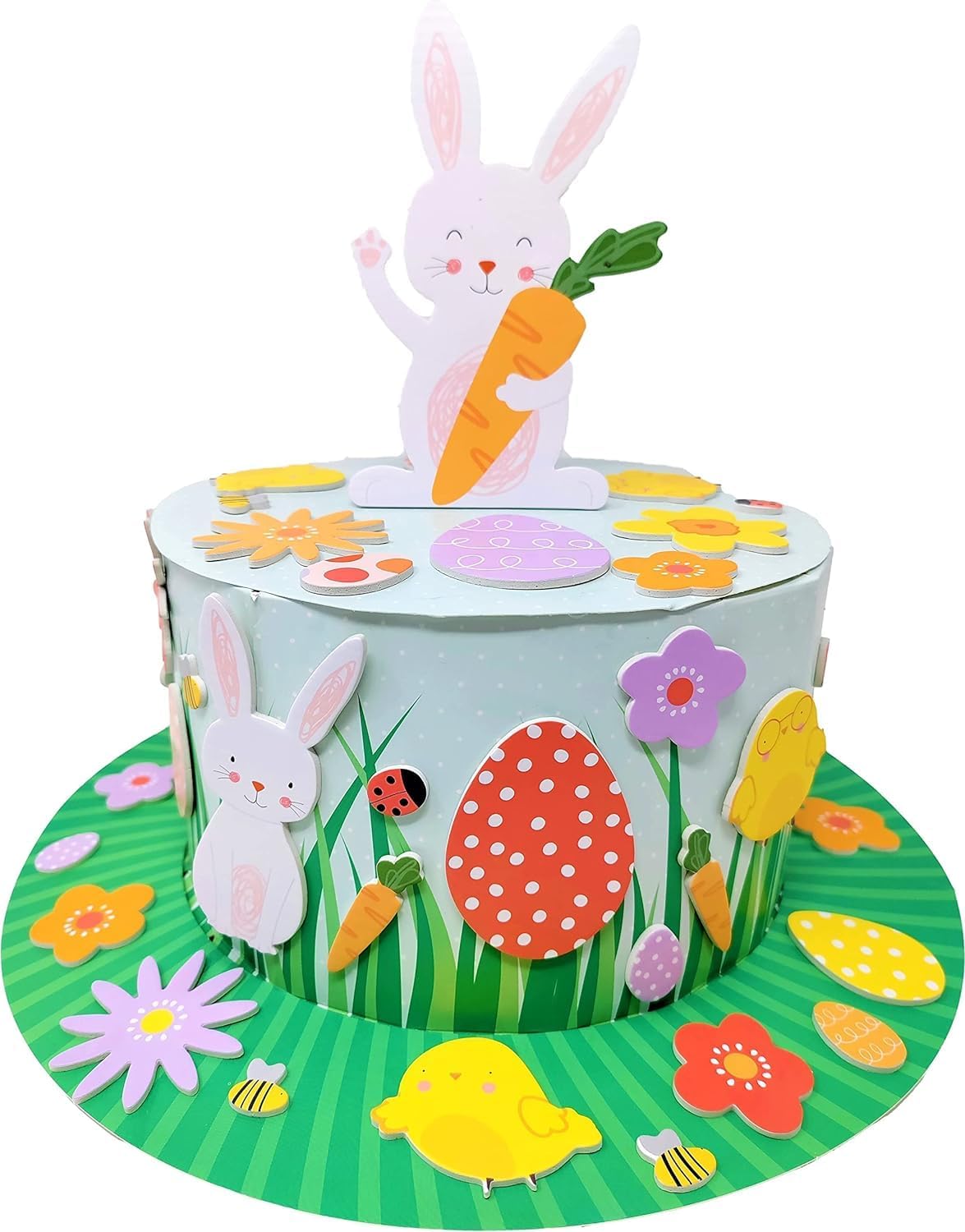 YLAB Make Your Own Easter Bonnet Kit – Fun Craft Activity for Kids, Perfect for Easter Bonnet Parade & School Competitions, I