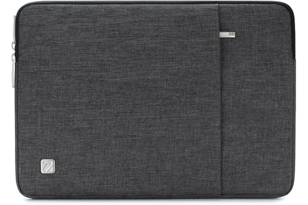 NIDOO 13.3 Pouces Housse Pochette de Protection Ordinateur Portable Sacoche Imperméable pour 13" MacBook Air 2014-2017/13.5" Surface Book 2 3/14" ThinkPad L13 Yoga/X1 Carbon Yoga 2020, Gris foncé