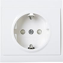 Kopp 173016008 - Spina con contatto di terra e guaina antipiega, nero