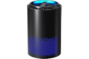 CONOPU Purificatore D'aria, Air Purifier Portable, Purificatore Aria Portatile Elimina Odori, Air Purifier Timer, per Camera Da Letto, Bagno, Soggiorno, Seminterrato, Nero.