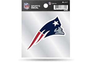 Rico Industries NFL Detroit Lions - Calcomanía con logotipo primario de 4 x 4, color del equipo, el tamaño de la calcomanía individual puede variar