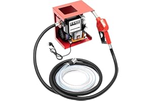 FROULALAND 220V 550w 60L / minpompe à essence Pompe Electrique Carburant Pompe à carburant pompe diesel auto - amorçante pompe à huile à piston automatique pompe de transfert de gasoil.