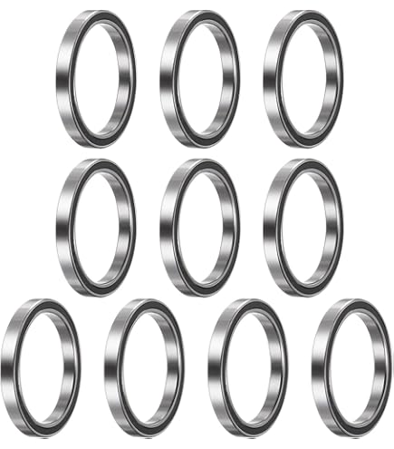 thumbnail image 2 of XIKE 10-Pack 6807-2RS Bearings - 35x47x7mm Double Rubber Seals, Pre-Lubricated 2 of 4