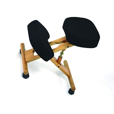 DRAGONN Ergonomische Knielstoel – Verstelbare Kruk (21–31 Inch), Dikke Kussens, 250 Lbs Draagvermogen – Voor Thuis En Op Kantoor – Verbetert Je Houding