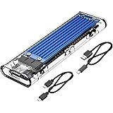 ORICO NVME M.2 to Type-C USB3.1 Gen2 10Gbps Transparent External Solid State Drive Adapter Enclosure for 2280 2260 2242 2230