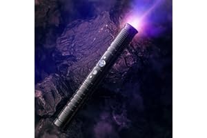 SMAUTOP Lightsaber,RGB 7 Color Changeable Metal Handle Lightsaber, with Sound Effect Mode FX Duel Lightsaber