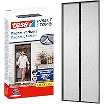 Zanzariera Adesiva Tesa Insect Stop 110x130 Cm - Ritagliabile, Con Nastro Attacca&amp;Stacca, Lavabile, Bianco