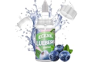 ECENK VAPE Ecenk Lebensmittelaroma -Heidelbeere- 30ml - Intensives Aroma - Food Flavour Drops - Hochdosiertes Lebensmittel, für Backen, Lebensmitteln, Vernebler, Nebelmaschinen, 100ml-DIY-Flasche (Heidelbeere)