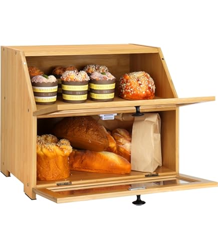 Boite De Conservation Huche A Pain Huche à Pain Double étage En