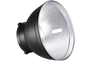 Neewer 7 cali / 18 cm standardowy reflektor dyfuzor lampa klosz naczynie do Bowens Mount Studio Strobe Flash Speedlite