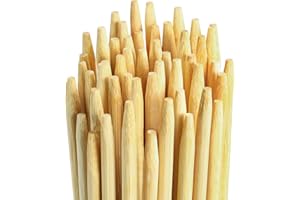 WIXITOOL 120 PCS Marshmallow Roasting Sticks 90CM 5mm Thick, 36 Inch Extra Long Heavy Duty Bamboo Smores Skewers, Wooden Barbecue Forks Roaster for Hot Dog Kebab Sausage Campfire Fire Pit Camping Cooking Party