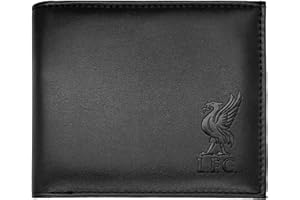 LIVERPOOL F.C. Liverpool FC Portefeuille Cuir en Relief Crest Stade d'impression