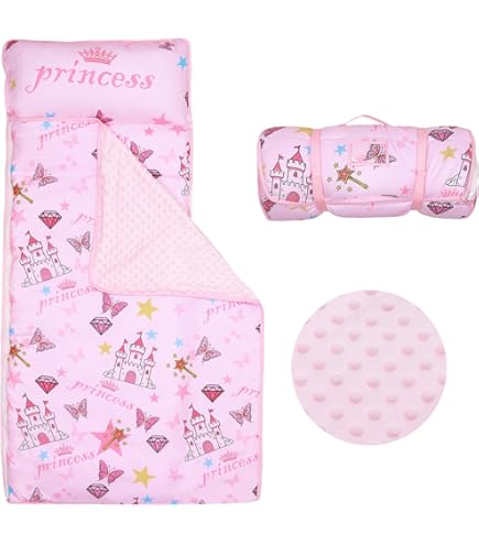Kid Sleeping Bag With Pillow - Larger Nap Mat - Honduras - View #13