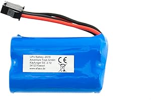 efaso Pièce de Rechange Li-Po Batterie 6,4V 800 Mah pour WL Jouets 18428 18429