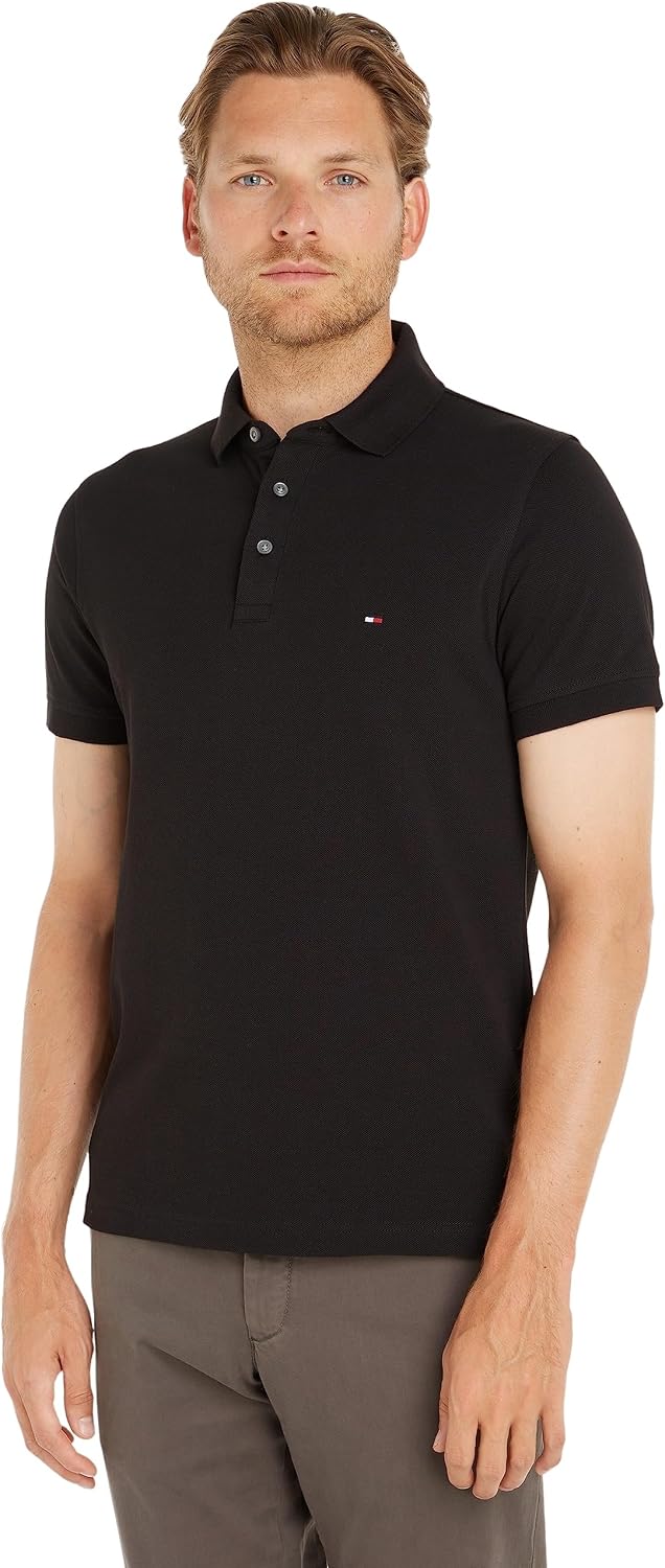 Tommy Hilfiger Polo de manga corta Hombre 1985 Slim Fit
