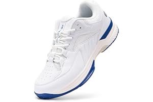 FitVille Extra Weit Tennisschuhe Herren Breit Hallenturnschuh Atmungsaktiv Training Schuhe für Tennis Badminton Walking Fitnessstudio