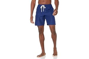 Amazon Essentials Men's 9” (23cm) Swimming Shorts with Mesh Lining, Pockets, Drawstring Closure