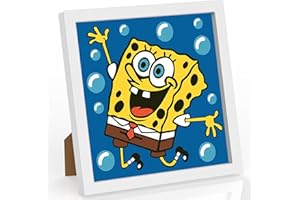 TOSTOG Cartoon Anime Diamond Art Painting Kits for Kids with Frame-5D DIY Full Drill Diamond Art Kits for Girls,Boys,Beginners,Art Kits Crafts Sets for Home Decor 7x7inch