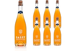 MAISON SASSY - CIDRE BRUT (5,2% Vol Alc) - 6x75cl - Fabriqué en Normandie, artisanal, qualité premium, faible en calories, sans gluten, 100% naturel et sans sucre ajouté