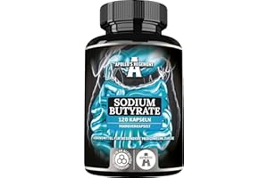 ‎APOLLO'S HEGEMONY Sodium Butyrate 570 mg (30% Buttersäure), 120 vegane Kapseln, 4 Monate Vorrat, Natriumzusatz zur Unterstützung der Regeneration der Darmbarriere und der allgemeinen Darmgesundheit - Apollo's Hegemony