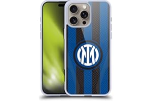 Head Case Designs Licenza Ufficiale Inter Milan Home Kit Stemma 2022/23 Custodia Cover in Morbido Gel Compatibile con Apple iPhone 16 PRO Max
