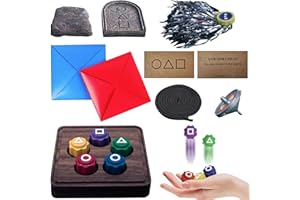XIEXIESHER Jeu Traditionnel coréen, 14 Pcs, Korean Folk Game Set, Plusieurs Façons de Jouer, Gonggi Jack Stone Pebbles Set, pour Activité Familiale, Travel, Carnaval, Fête, pour Tous Les Âges