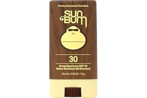 SUN BUM SPF 30 Sunscreen Face Stick (0.45 oz), Yellow by Sun Bum